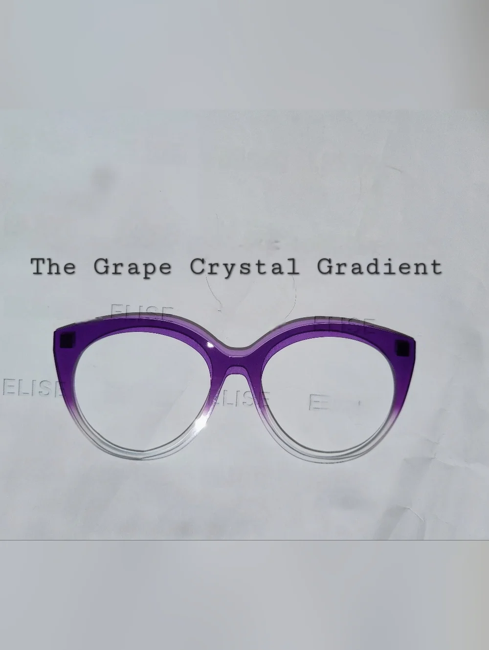 Pair Eyewear Zuri Style Magnetic Topper "The Grape Gradient Crystal"